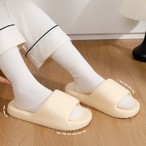 Mules tendance printemps écologiques en cuir véritable et toile, doublure en fourrure de renard, amorti moelleux, antidérapantes, chaudes, pour intérieur/extérieur - Product Image 1