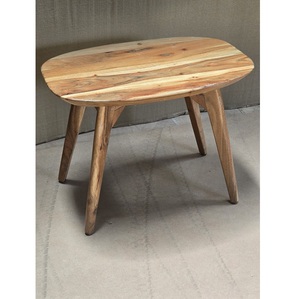 ชุดโต๊ะรับประทานอาหารทรงรีทำจากไม้จริงโบราณ/วินเทจหรูหราสไตล์อุตสาหกรรมบ้านเฟอร์นิเจอร์บาร์พร้อมขาแผ่นไม้ - Product Image 3