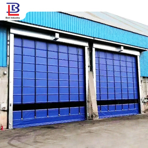 <span class=keywords><strong>Rideau</strong></span> en tissu PVC de grande taille <span class=keywords><strong>porte</strong></span> empilable pliante avec capteur infrarouge radar Industrie CE Certificat <span class=keywords><strong>Porte</strong></span> <span class=keywords><strong>d</strong></span>'usine - Product Image 2