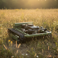 Robot de désherbage agricole et forestier multifonction haute puissance, taille-haie, tondeuse à gazon télécommandée