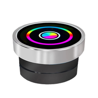 Wisecoco Pantalla Redonda Inteligente de 360*360 con Perilla, Pantalla LCD TFT de 1.52 Pulgadas con Interruptor de Perilla para Hogar Inteligente