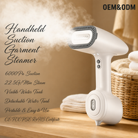 Pro Electric Mini Handheld Suction Garment Steamer 6000Pa Daya Hisap Kuat 1200W Kecepatan Tinggi Auto Shut-Off Penjualan Terlaris 2026