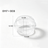 Gobelets en plastique transparent pour açaï avec logo, impression personnalisée, 8oz, 12oz, 16oz, 24oz, 32oz