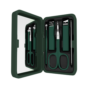 5 in 1 Stainless Steel <b>Nail</b> Clipper <b>Set</b> Portable Manicure Pedicure Tool Box for Men Women - Product Image 1