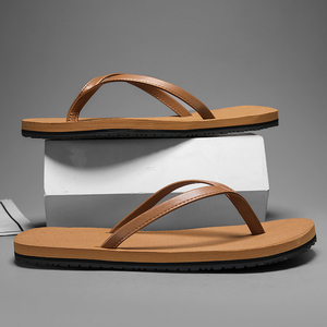 Sandalias de Mujer Negras de PU, Punta Abierta, Antideslizantes, Suela de EVA, Pantuflas de Verano para Exteriores - Product Image 5