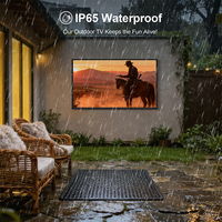 Moniteur TV extérieur 4K de 75 pouces, étanche IP66, avec animations et graphiques pour affichage numérique, OEM SDK, anti-UV