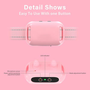 <span class=keywords><strong>Collar</strong></span> de entrenamiento antiladridos para mascotas personalizado, Mini lindo <span class=keywords><strong>collar</strong></span> de gato antidisturbios con vibración recargable rápida - Product Image 4