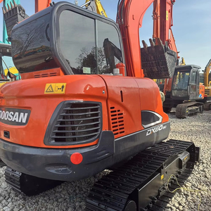 Excavatrice sur chenilles d'occasion coréenne Doosan DX60-9C de 6 tonnes, mini-excavatrice d'occasion à prix compétitif en stock - Product Image 1