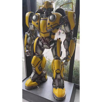 Escultura de Fibra de Vidrio de Bumblebee de Transformers, Personaje de Película de Resina, Coleccionable de Alta Gama, Venta al Por Mayor de Fábrica