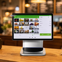 Terminal de point de vente Android 14 de 11 pouces avec écran tactile FHD, imprimante thermique intégrée de 80 mm, 4 Go + 64 Go pour la vente au détail, les restaurants, les cafés et les magasins