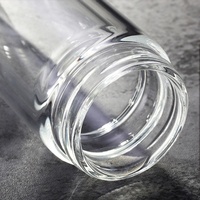 Bouteille de sport en verre cristal losange avec infuseur à thé 250 ml, écologique, à boire directement, design minimaliste, marque personnalisée, Shenzhen