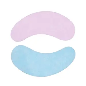Parches de hidrogel de alta calidad, almohadillas de Gel para extensión de pestañas, sin pelusa, color rosa, bajo los ojos