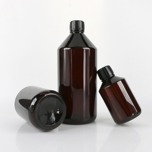 Bouteille d'eau cosmétique Pure Dew à bonne étanchéité avec bouchon PP, pulvérisateur à pompe à épaule oblique foncé, type de fermeture hermétique, 250ml 500ml 1000ml - Product Image 1