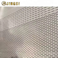 Maille diamantée perforée en aluminium Poinçonnage de trous Tôle microperforée Galvanisée 1.5mm Maille perforée