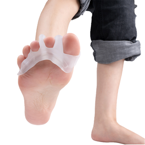 Séparateur d'orteils en gel de silicone pour hallux valgus, protecteur et étireur d'orteils pour le soin des pieds - Product Image 4