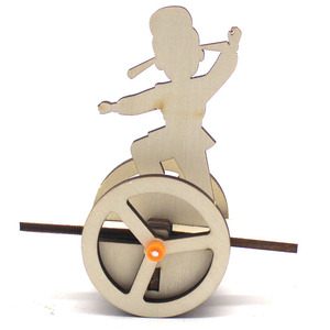 Juguete de equilibrio de madera, modelo de bailarina acrobática, kit de ciencia educativa DIY para niños de 4 a 6 años - Product Image 3
