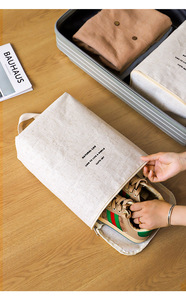 Bolsa de Almacenamiento de Tela Hua Cheng, Organizador de Zapatos Portátil y Duradero, Diseño Moderno para Dormitorio, Sala de Estar, Baño, Muebles para el Hogar - Product Image 6