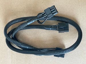 Tay 18awg <span class=keywords><strong>8</strong></span> <span class=keywords><strong>PIN</strong></span> Nam Đến Dual <span class=keywords><strong>8</strong></span> <span class=keywords><strong>Pin</strong></span> 6 + 2 PCIE Nam Cáp Cung Cấp Điện VGA Cho EVGA - Product Image 2