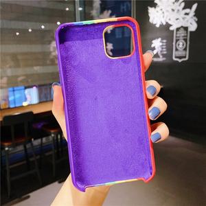 Custodia per telefono in silicone <span class=keywords><strong>arcobaleno</strong></span> personalizzata per <span class=keywords><strong>iphone</strong></span> 11 12 13 custodia per cellulare in Silicone pro max - Product Image 2