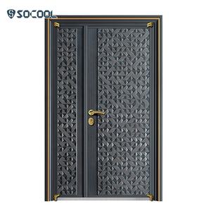 <span class=keywords><strong>Porte</strong></span> de sécurité extérieure, double design, luxe, <span class=keywords><strong>entrée</strong></span>, <span class=keywords><strong>porte</strong></span> de sécurité en acier pare-balles - Product Image 3