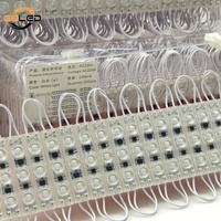 Module d'éclairage LED AC 220V 110V, lentille diffuse, 160 degrés, étanche, 72mm x 16mm, SMD3030, 2W, 20 pièces/lot