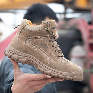 أحذية سلامة MGN 2205 بمقدمة فولاذية وجلد قابل للتنفس للرجال، مناسبة للصناعة والبناء والتعدين، أحذية وظيفية للسلامة والأمان - Product Image 5