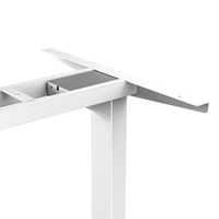 Cadre de bureau debout ergonomique à double moteur avec deux étages de levage et fonctions extensibles motorisées réglables