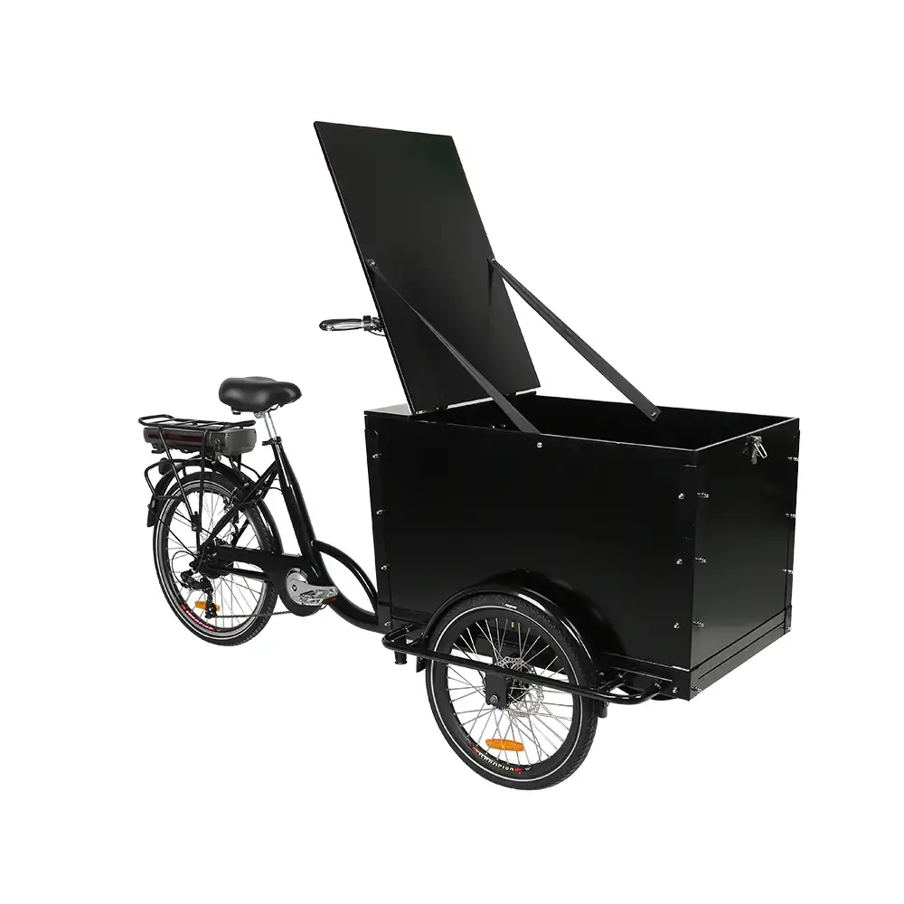 Kuake carga elétrica triciclo estilo dutch, venda quente