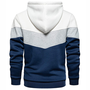 Sweat-shirts à capuche pour hommes, doux, à manches courtes, décontractés, avec poche zippée - Product Image 3