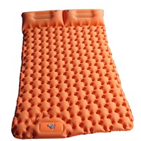Matelas de camping gonflable double portable, imperméable, pour tente, voyage, randonnée, camping en voiture