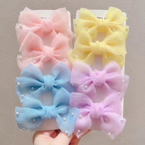 2026 Más Vendido Pasador de Pelo con Lazo Color Caramelo, Estilo Dulce y Elegante, Diseño de Nicho Popular, Pasadores de Pelo para Niñas, Joyería de Moda - Product Image 1