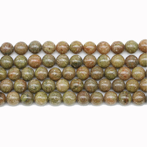 Cuentas redondas de piedra natural, piedra verde de 8mm para hacer pulseras, venta al por mayor, cuentas sueltas, accesorios de joyería DIY - Product Image 5