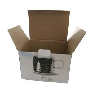 Boîte de livraison ondulé avec Logo personnalisé, en Carton, pour la livraison, emballage, 50 pièces