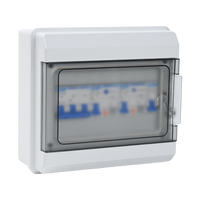 Boîtier de distribution extérieur étanche en plastique QHECO série AT, montage sur panneau, 200A 220V/380V, certifié CCC ISO 9001