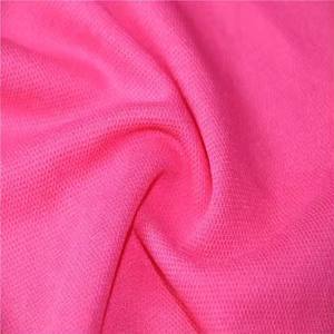 SY248 vente chaude 140gsm 100% polyester jersey tricoté piqué <span class=keywords><strong>polo</strong></span> tissu pour homme vêtements - Product Image 1