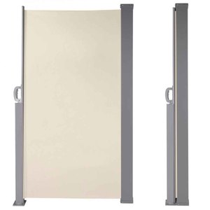 160x300cm ngoài trời có thể thu vào gấp Màn hình Polyester nhôm gió riêng tư Divider với thép cực bên mái hiên - Product Image 2