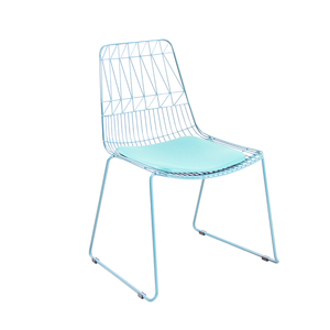 Chaise fil de fer au Design moderne <span class=keywords><strong>Harry</strong></span>, pour l'intérieur et l'extérieur, pliante, en acier massif, pour jardin, café, Restaurant, salle à manger, 1 pièce - Product Image 5