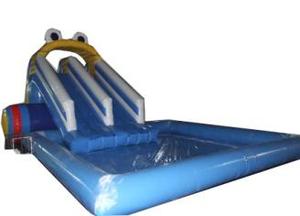 Inflatable PVC <b>Pool</b> <b>Slide</b> for All Ages-Commercial Use 800kg Capacity 12-Person - Product Image 3