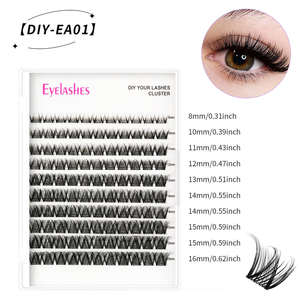 Extensiones <span class=keywords><strong>de</strong></span> <span class=keywords><strong>Pestañas</strong></span> Rizadas <span class=keywords><strong>de</strong></span> Gran Capacidad, Estilo Ruso, Venta Caliente, Suministro <span class=keywords><strong>de</strong></span> Fábrica, Kits <span class=keywords><strong>de</strong></span> Extensión <span class=keywords><strong>de</strong></span> <span class=keywords><strong>Pestañas</strong></span> DIY, Racimo Sintético - Product Image 6