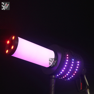 Pistolet à fumée à effets spéciaux pour scène, machine à jet manuel, projecteur LED RGB, pistolet à fumée CO2 pour mariage, événement, spectacle disco - Product Image 5