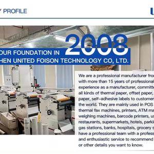 High Brightness Jumbo Thermal <b>Paper</b> <b>Rolls</b> for POS System OEM Available Wholesale Single Layer 100% Wood Pulp - Product Image 6