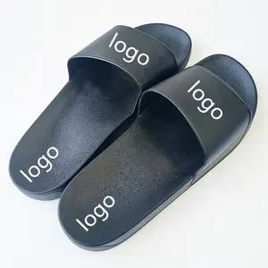 Sandálias femininas de pvc, chinelos deslizantes e luxuosos personalizados para mulheres, 2022
