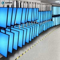 32 43 49 55 İnç LCD Reklam Ekranı 4K TV Video Paneli Duvara Monte Dijital Tabela Android Dokunmatik Ekran Monitörü