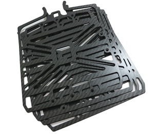 Pièces de drone en fibre de carbone usinées par CNC sur mesure de précision professionnelle - Product Image 2