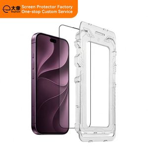 ฟิล์มกระจกนิรภัย OEM 9H 2.5D HD ใสพิเศษบางเฉียบ สำหรับ 18 Pro Max ชุดติดตั้งง่าย ไร้ฟองอากาศ - Product Image 1