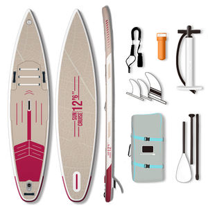 Planche à pagaie gonflable ultra-légère pour tous les niveaux de compétence avec accessoires de planche à pagaie SUP de qualité supérieure - Product Image 1