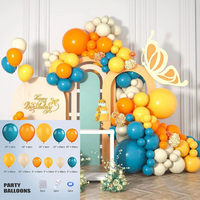 Kit d'arche de ballons de football vert, noir et blanc avec ballon trophée en aluminium pour la décoration de fête d'anniversaire sportive pour garçon