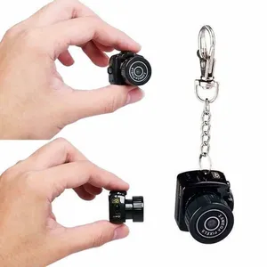 Minik Mini kamera HD Video ses kaydedici Webcam Y2000 kamera küçük DV DVR güvenlik mikro kamera Mic ile toptan