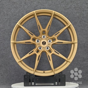 Rines Monobloque Forjados 722Auto NB en Oro de 19, 20, 21 y 22 Pulgadas 5x120 para <span class=keywords><strong>BMW</strong></span> M5 <span class=keywords><strong>CS</strong></span>, <span class=keywords><strong>M8</strong></span> Gran Coupé, X5M, X6M Competition - Product Image 1
