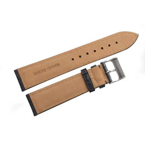 Best Selling Product Fashionable Cool Black New Trend 16Mm Calfskin Changeable <b>Watch</b> Belts Strap for Wrist <b>Watch</b> - Product Image 6